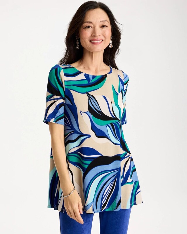 Marble Flora Swing Tunic